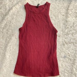 Oboe red tank top